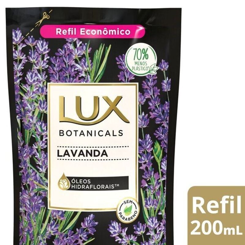 Sabonete Líquido Lux Refil Lavanda 200Ml