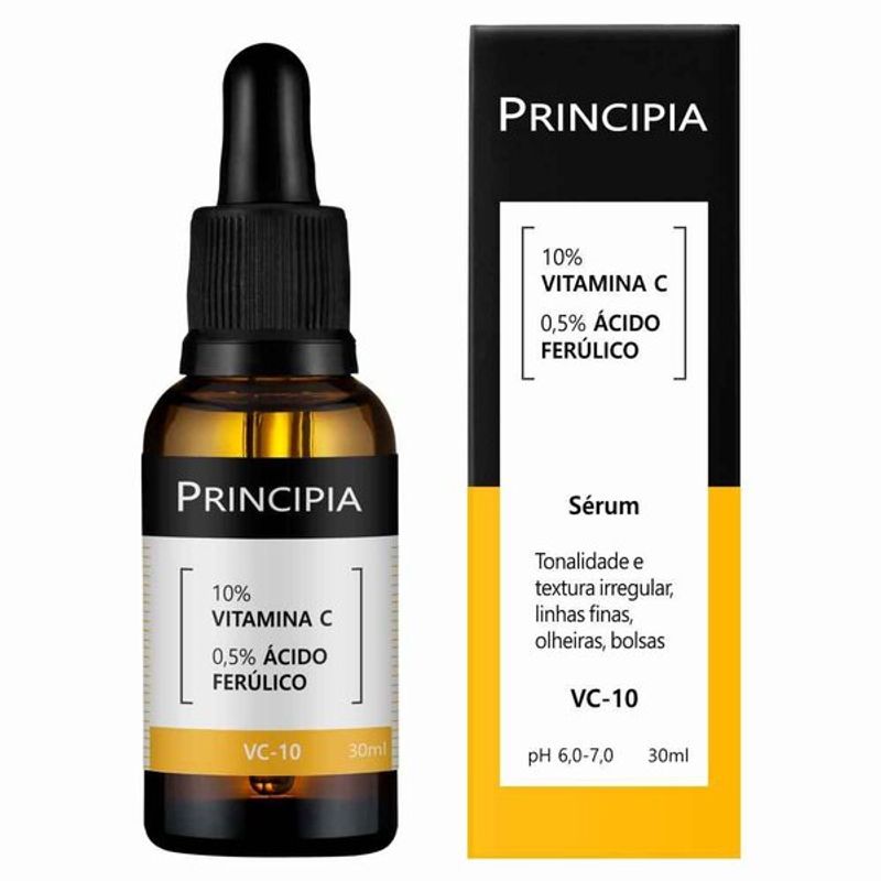 Sérum Facial Principia Vitamina C 10% + Ácido Ferúlico VC-10 30ml